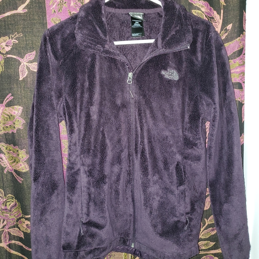 The North Face purple osito fuzzy jacket